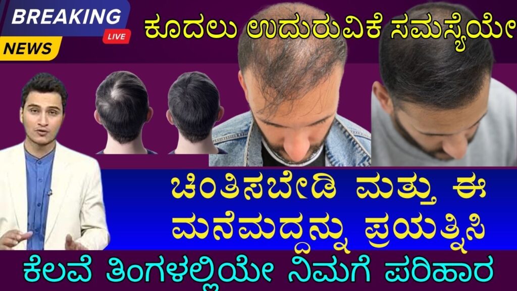 hair fall control and regrowth tips in kannada