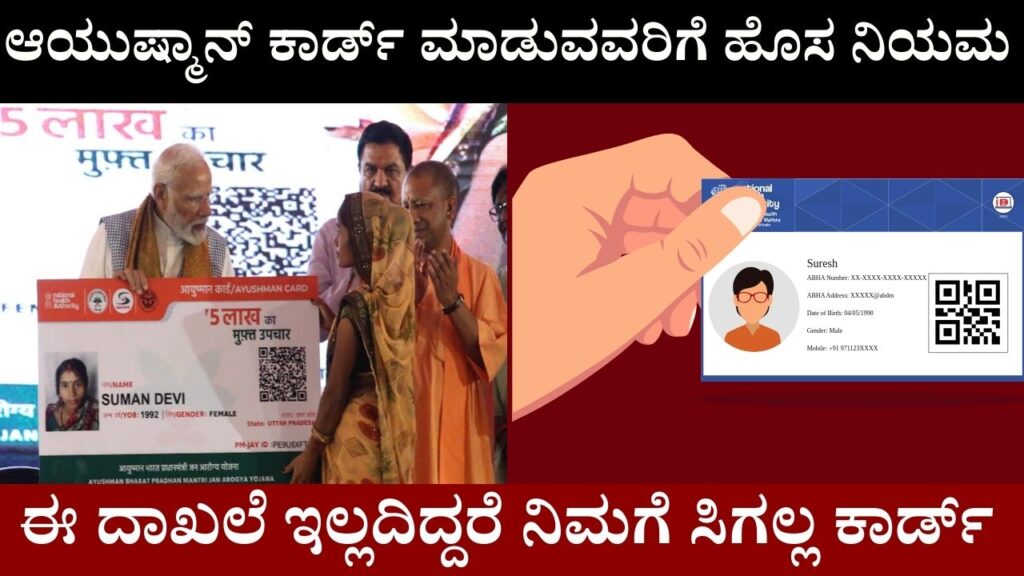 New rule for Ayushman card holders in kannada