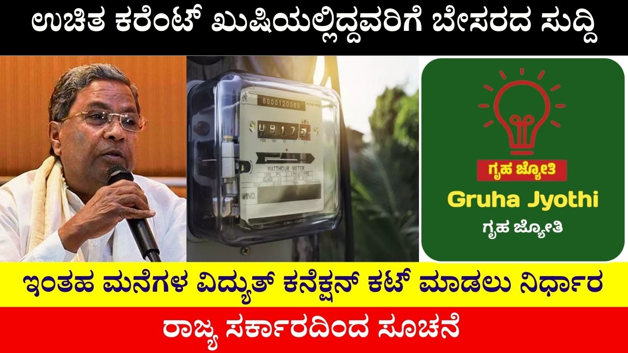 Decision to cut electricity connection of such houses