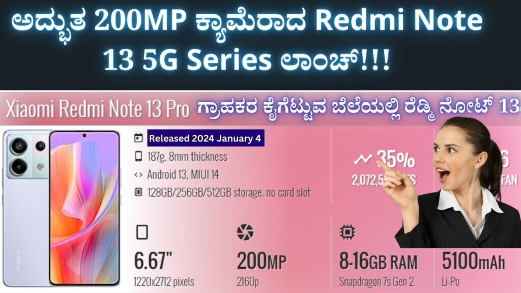 200MP Camera Redmi Note 13 5G Series Launch What are the expected price and features
