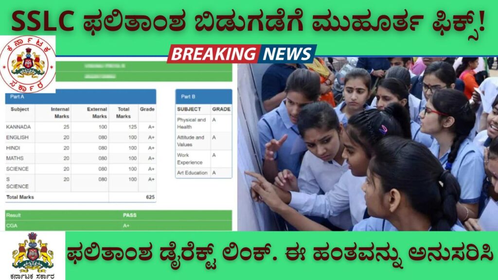 SSLC Result 2024 Online Link