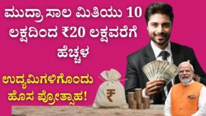 Mudra loan limit increased from ₹10 lakh to ₹20 lakh