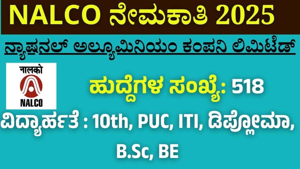 NALCO Recruitment 2025