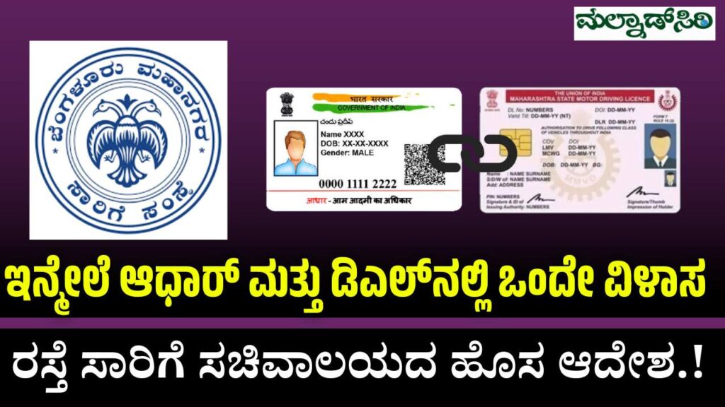 aadhaar linked dl vehicle update road safety rule