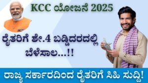 kisan credit card loan interest subsidy 2025
