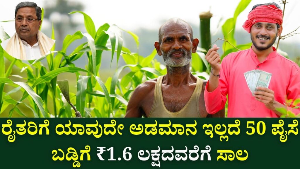 kisan credit card loan 160000 without collateral