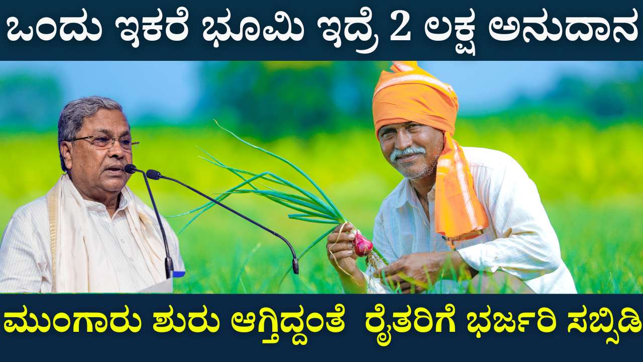 karnataka horticulture farmer subsidy schemes 2025