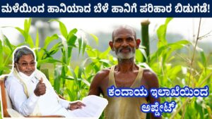 bele parihara 2025 crop loss compensation release karnataka